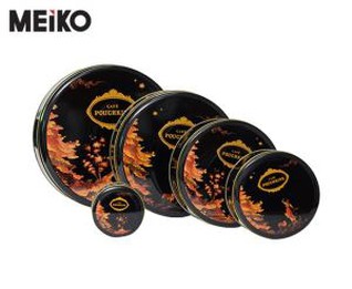 Set Tin Penyimpanan Kering Nested Round