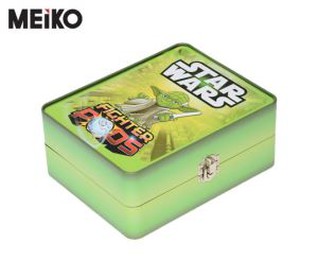 Rectangular Tin Box dengan Handle dan Gembok