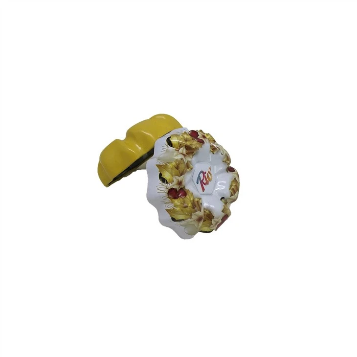 Flower Sharp Tin Box For Candy